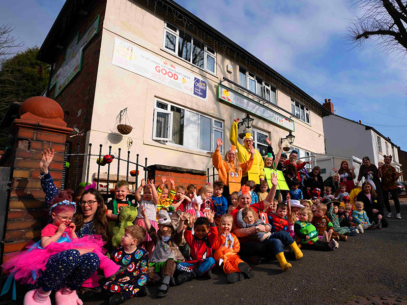 kids-staff-outside-nursery-the-village-nursery-&-pre-school Extreme Sports Biking